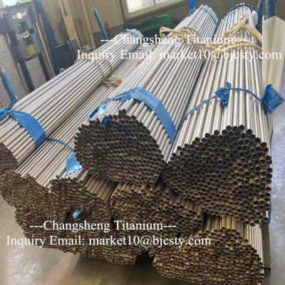 China Titanium Seamless Tube ASTM B338 GR2 Seamless For High Temperature And Chemical Environments for sale