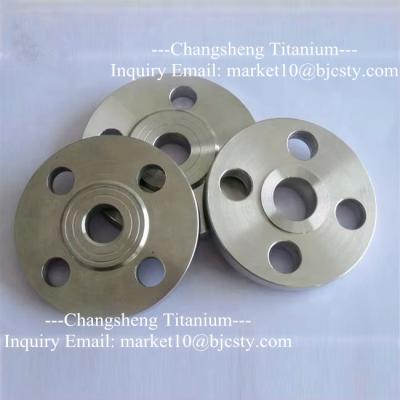 China Non-magnetic Forged Titanium Pipe Flange For Seawater And Saltwater Sizes 1/2'' DN15 To 48' ' DN1200 Advantages Non-magnetic for sale