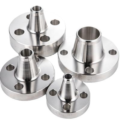 China Flange da tubulação do titânio Dn10-Dn1000, flange do pescoço da solda do titânio de ASME B16.9 à venda