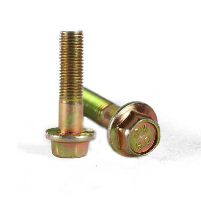 China Automobile Bolts Hot Sale Brass Hex Flange Bolt From China Manufacturer for sale