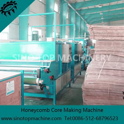 China To make honeycomb core honey comb paper making machines with low cost for sale