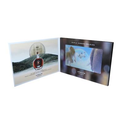 China Japan/Europe/USA/Saudi Arabia Chinese Homemade Customized Printing Wholesale 7 Inch LCD Video Brochure For Promotion Business for sale