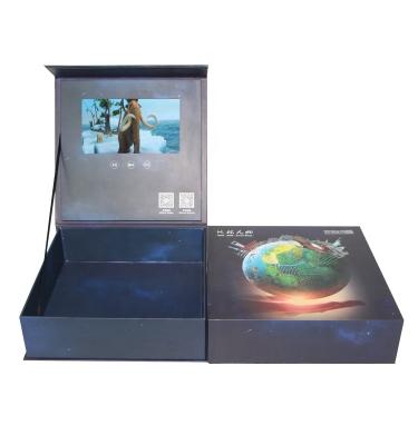 China Japan Size Invitation Chinese Homemade TFT LCD Customized Screen 7 Inch Digital Video Brochure Box For Advertising Gift for sale