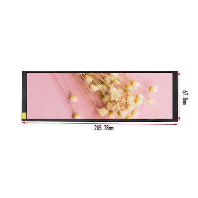 China Hot Selling 7.84INCH Clock Display Sheff Portable Smart Advertising LED Screen Digital Poster For Wedding for sale