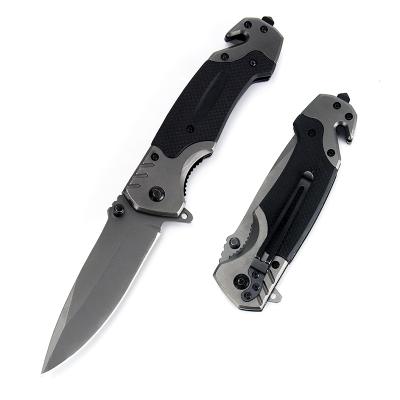 China Slide Open Popular High Quality 2020 Hot Sale Tactical Pocket Knife With Clip Survival Folding Knife for sale