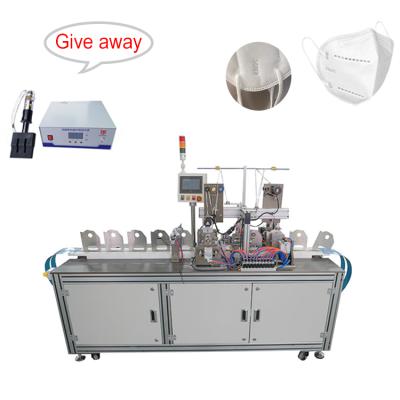 China Medical Disposable Full Automatic Factory Mask Earloop Spot Welding Machine Mask Making Machine for sale