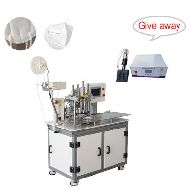 China Factory earloop kn95 surgical ultrasonic spot welder disposable n95 face mask machine price semi automatic welding maker for sale