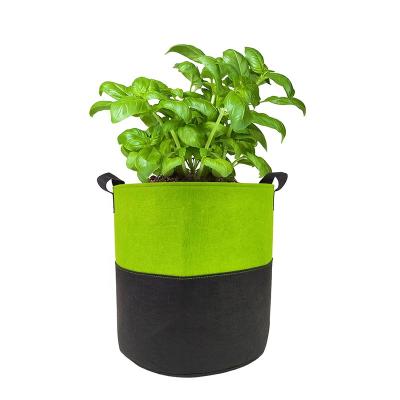 China Durable Textile Tried Fabric Grow Bags Agricultural Grow Bag For Planting 45 Gallon 5 Gallon Fabric Grow Bag for sale