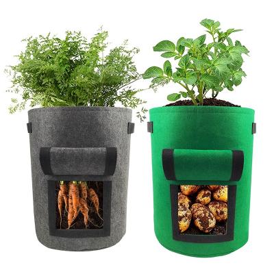 China Wholesale Durable Outdoor Garden Diy Plant Nursery Grow Bag Potato Pots For Greenhouse China Manufacturer for sale