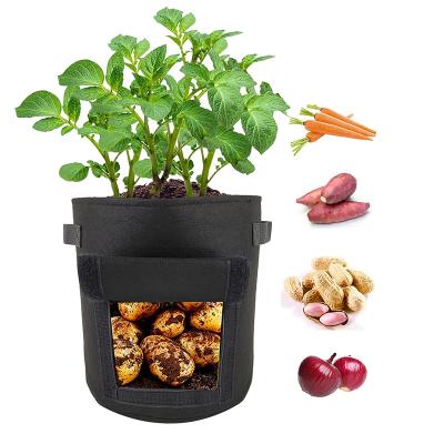 China Durable Non Woven Fabric Potato Grow Bags Customized Color Customized Logo Felt Grow Pot For Vegetables for sale