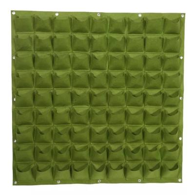 China Factory durable whosale customized felt vertical wall hanging planter grow bags pockets grow bag 9x9 pocket for sale