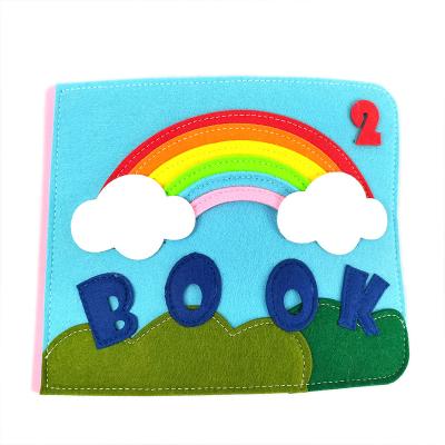 China Durable Amazon Hot Selling Kids Educational Toys Felt Busy Book Board For Toddlers Learning And Playing for sale