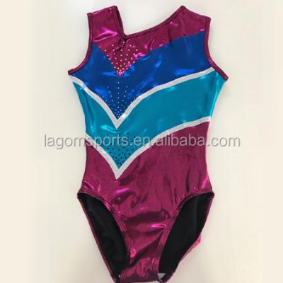 China Black 4 Way Sleeveless Leotard Cherry Mystical Gymnastics Dancer Tights With Rhinestones for sale