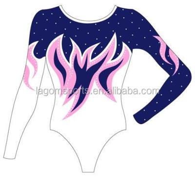 China Leotard tights wholesale girls long sleeved gymnastic leotard tights mystical fabric for sale