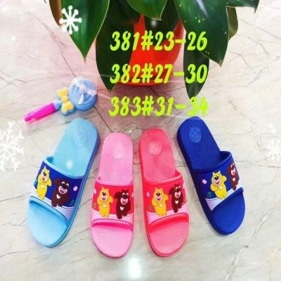 China Around 0.95 dollars 23-34 mix model YH-WY008 newest size girls and boys custom good quality home slippers for sale