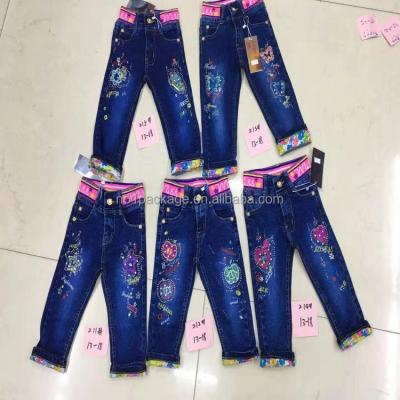 China 3.85 dollar model YH-TNZ043 YIHAO QUICK DRY factory produce good quality style mix stretchy skinny colors for jeans girls for sale