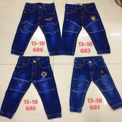 China Model YH-TNZ035 QUICK DRY Boys Jeans 3.85Dollar Good Quality Mix Stretch Size For Boy's Kids Pants for sale