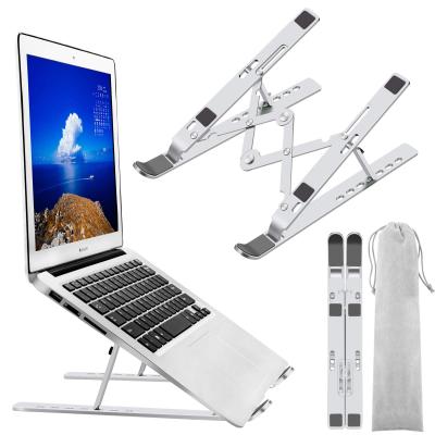 China Colorful Customized Competitive Price Foldable Notebook Stand Riser Foldable Portable Computer Stand For Laptop for sale