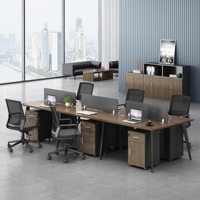 China Executive Office Furniture Set President Office Meeting Table Cabinet Customized Wooden Reception Desk For Sale for sale