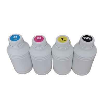 China Wholesale Original Vivid Color Dtf Ink White Textile Ink 500ML CMYK LC LM Pet Transfer Film White Ink For L1800 L805 P600 P800 Printer for sale