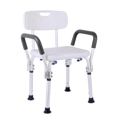 China Washroom Toilet Manufacturer Folding Aluminum Bath Chair Bathroom Shower Chair Shower For Elderly Pregnant Woman for sale