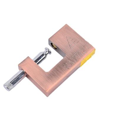 China High Security Durable 60 70 80 90 100 Millimeter Design Single Type Storage Cabinet Cheap High Quality Iron Rectangle Padlock for sale