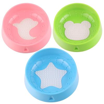 China New Viable Creative Non-slip Pet Mouth Coating Bowl Cleaning Non-Slip Pet Eating Bowl For Dog And Cat Unbreakable Dog Bowl for sale