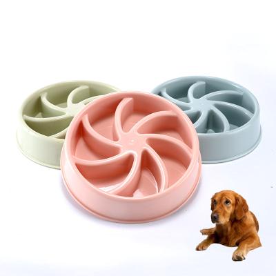 China Novelty Novelty Puppy Cat Bowl Pet Dog Fun Puppy Feeder Dish Slow Plastic Slow Choking Dog Food Bowl for sale