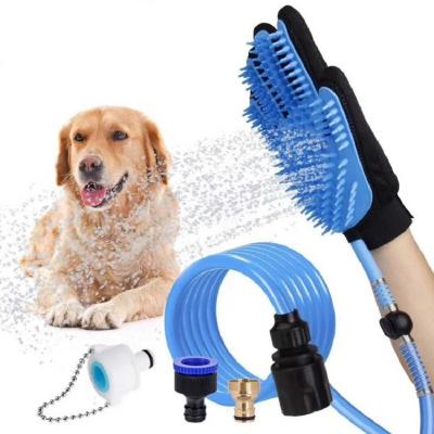 China Sustainable Pet Shower Sprayers Direct Handheld Cat Bathing Shower Tool For Dog Bathing Sprayer Sweep 360 Washes Hair Long Hose Pet Supplies for sale