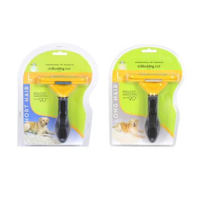 China Viable 5 Size Pet Hair Removal Comb Cats Dogs Grooming Brush Puppy Kitten Rabbit Hair Deshedding Trimmer Comb Pets Grooming Tools for sale