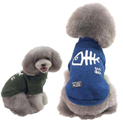 China Viable Concise Warm Pet Clothes Autumn/Winter Pet Apparel Cat Clothes Small Teddy Bear Dog Hoodie for sale