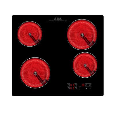 China Electric Cooker 6000w To Household 4 Burner Infrared 4 Burner Cooker Built In 4 Cooker for sale