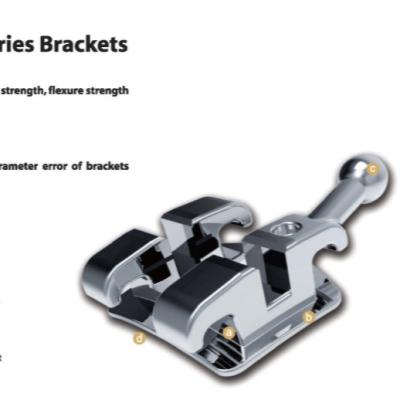 China 17-4 Stainless Steel Hard Bracket Orthodontics Products Dental Metal Roth Brackets ORTHO- Shinye for sale