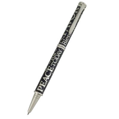 China Unique ODM Deboss Pen Creative Office Bless Ballpoint Pen from ACMECN Promotional Pen for Christmas Gifts for sale