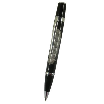 China Promotional Classic Unisex Braid Pen Custom Logo Brand Ball Metal Pen ACMECN Mini Ballpoint Pen Lacquer Black parque for sale