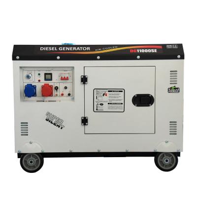 China Generac Side House Silent Four Wheels TAVAS Standby Generators 7.5KW for sale