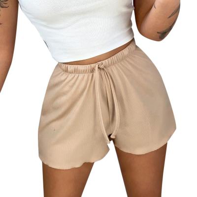 China 2021 European American summer pants casual sports yoga Anti-wrinkle new running solid color drawstring shorts nfl shorts for sale