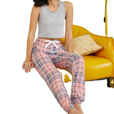 China Women's 2 Piece Pajama Sets Home Wear Southeast Asia Solid Color QUICK DRY Home Vest Pants Home Wear Pajamas for sale