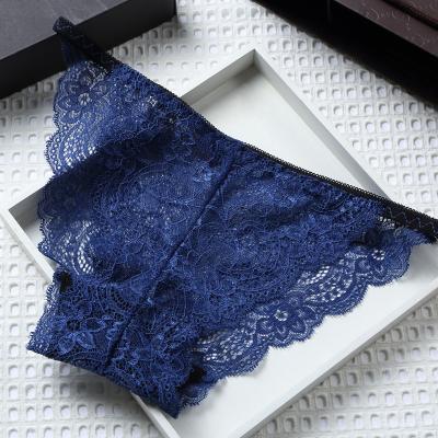 China Wholesale Women's Viable Transparent Hollow Out Women's Lady's Lace Panties Underwear for sale