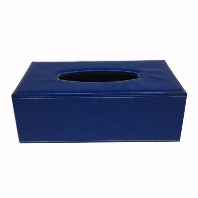 China Dark Blue Leather Restaurant EVA Foam Lining PU Cloth Box With Office Hotel for sale