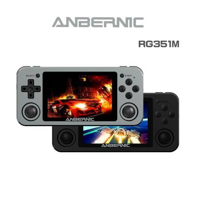 China 2021 Hot Built-in Anbernic RG351M Upgrade Metal Shell RK3326 Open Source WiFi Game Retro Game Console RG351P Amazon Sell PS1 N64 RG351M for sale