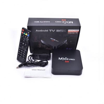 China Newest Support 1GB 8GB Amlogic S905X S905W MxG Pro Android 7.1 4K Ott Smart Rk3229 TV Box OEM 2021 for sale