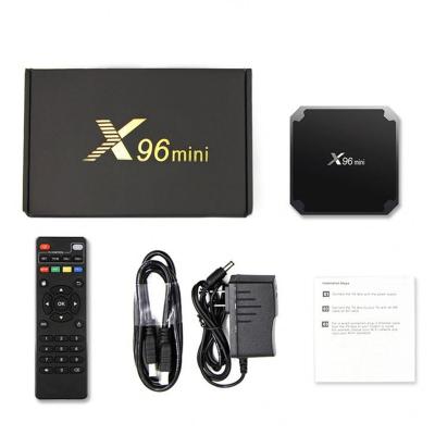 China Amazon Hot Sale Xihe Selling Android 7.1 4K IPTV Set Top Box Mini 2GB 16GB Smart Android OTT TV Box Online Amlogic S905w X96 Mini X96 for sale