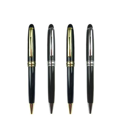 China Promotional Luxury Pen Mount Metal Empty Ballpoint Pen Custom Logo Hotel Branded for sale