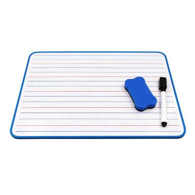 China School Teaching MDF Lapboard Soft Frame White Board 5mm Thickness Whiteboard With Edge for sale