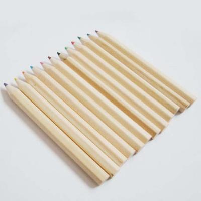 China Promotional Bulk Pencil Small Nature Classic Children's Drawing Color Wooden Pencil For Paper Craft for sale