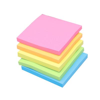 China Self Adhesive Sticky Notes Sticky Notes Cube Colorful Removable 100 Note Sheets for sale