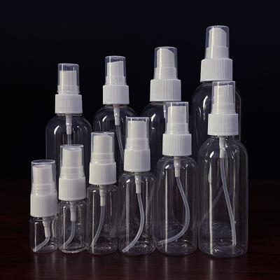 China Household Products Empty 50ml Transparent Plastic Spray Bottles for sale