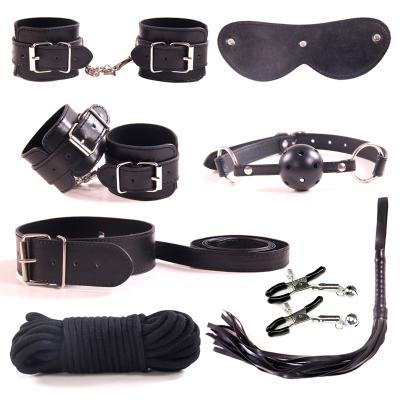 China PU SIZE LOGO Japanese bdsm bondage costume adult SM suppliers leather female genuine leather bondage gear customized for sale