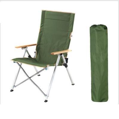 China Modern Outdoor Aluminum Beach Fishing Folding Chair With Hed for sale